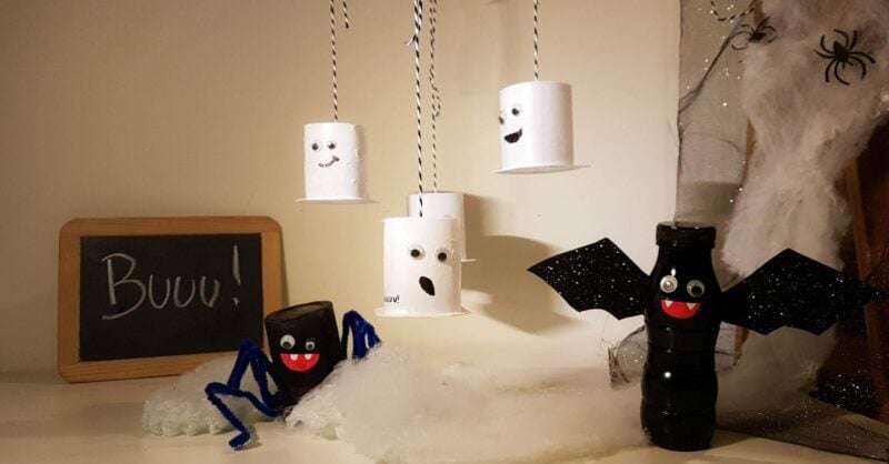 artesanato de halloween sustentável