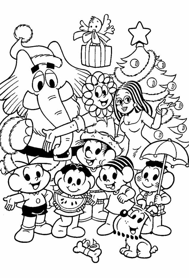 desenhos da Magali para colorir