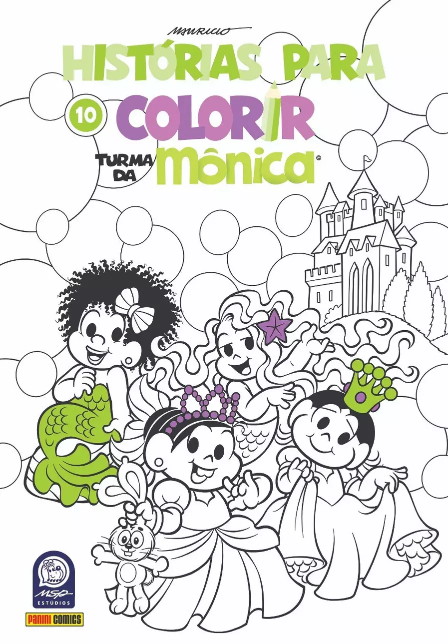 almanaque de colorir Turma da Mônica