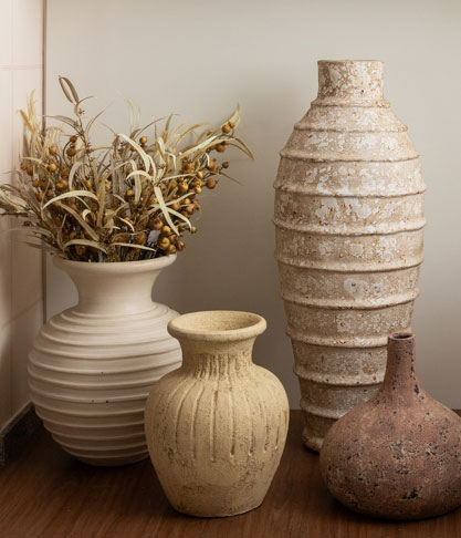 vaso ceramico esmaltado branco para suculentas