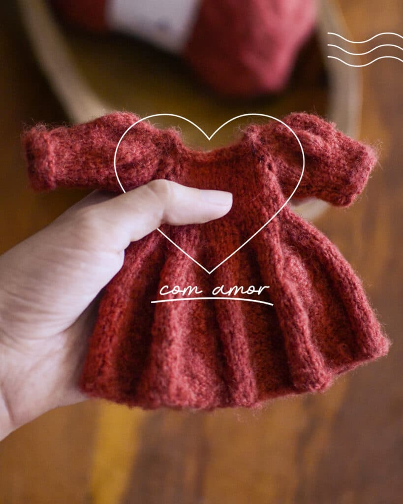 vestido de boneca de croche passo a passo