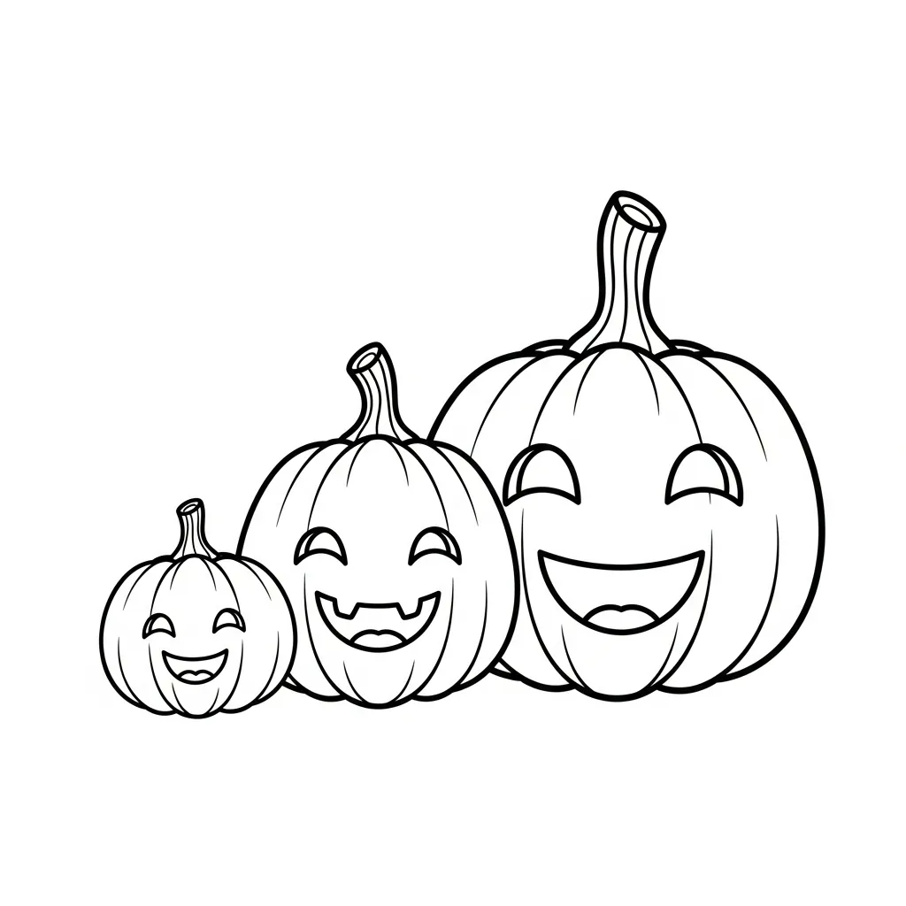desenho abóbora halloween infantil