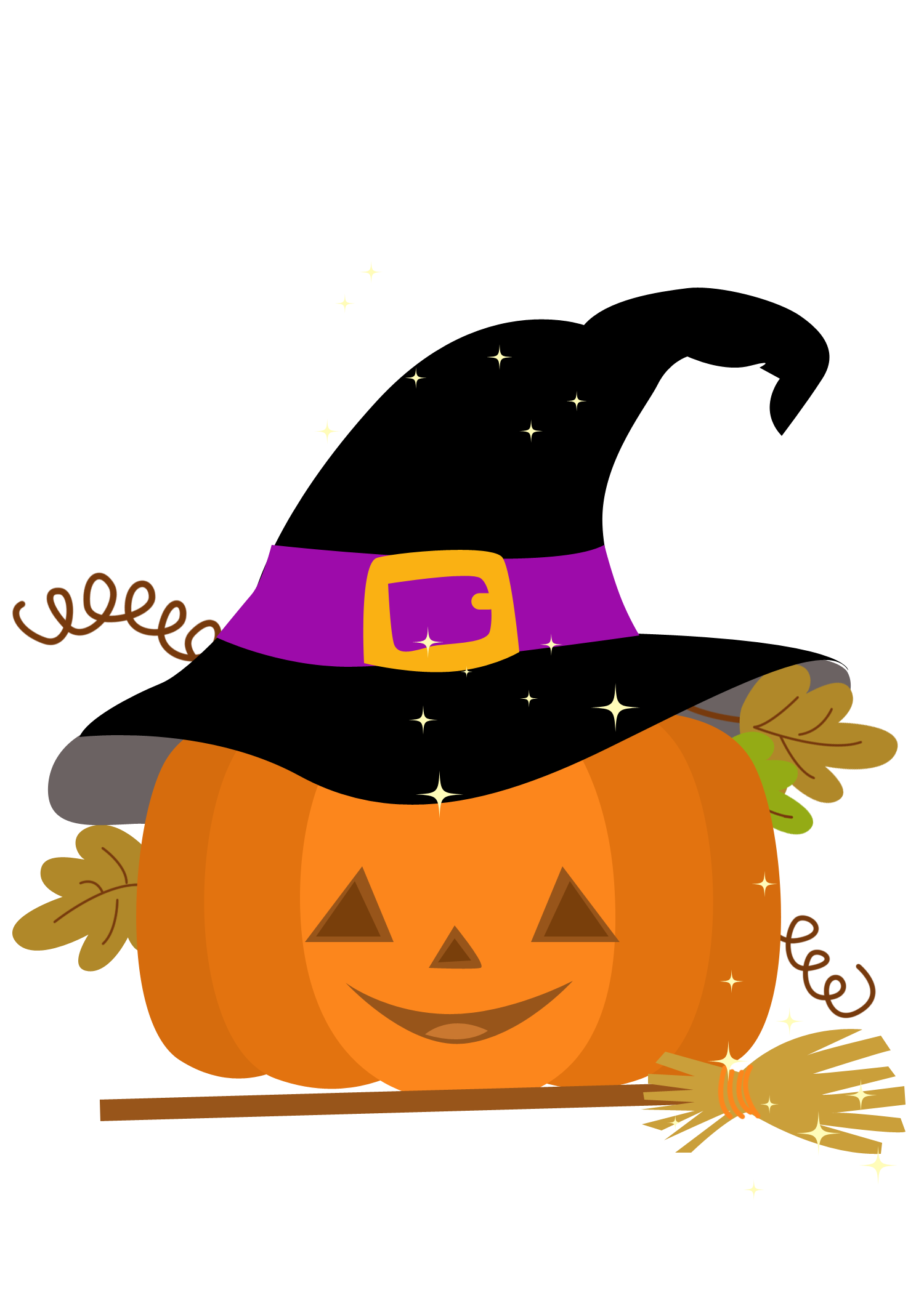abóbora de halloween vetor para imprimir