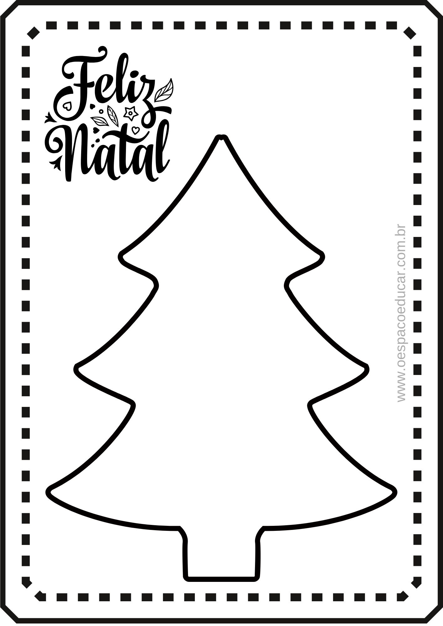 Coloring pages Christmas tree