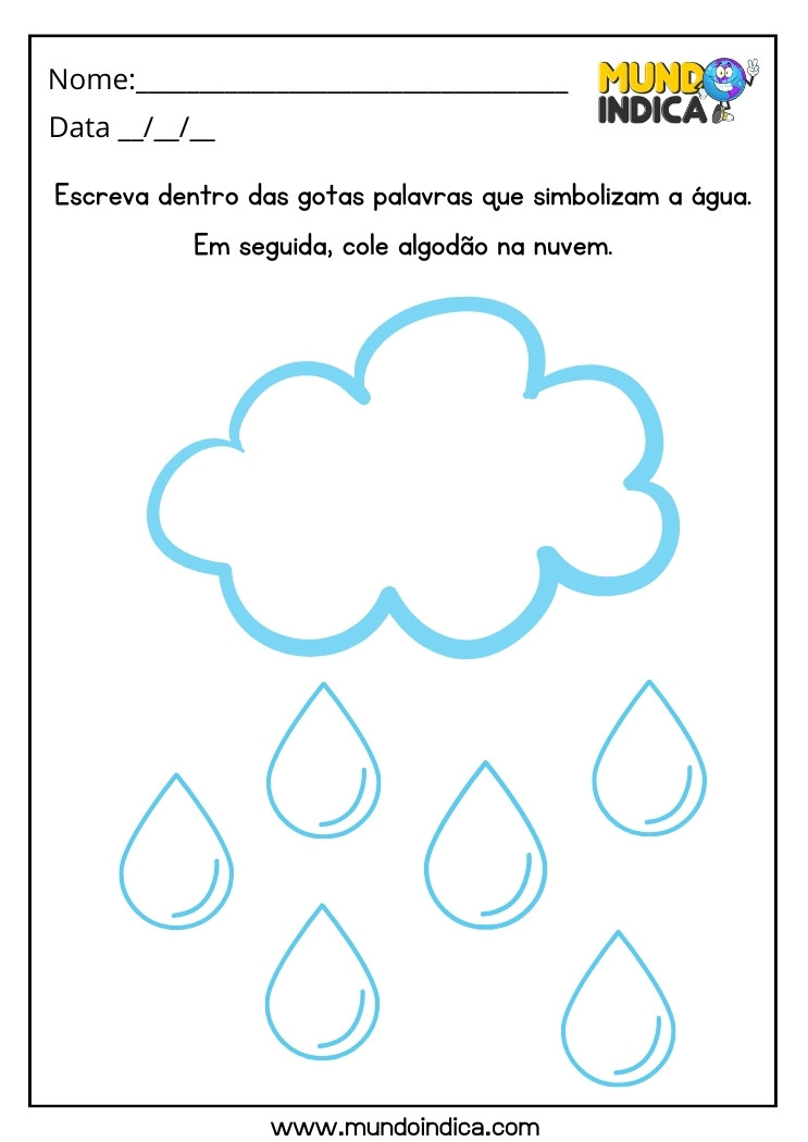 atividades dia da água para crianças