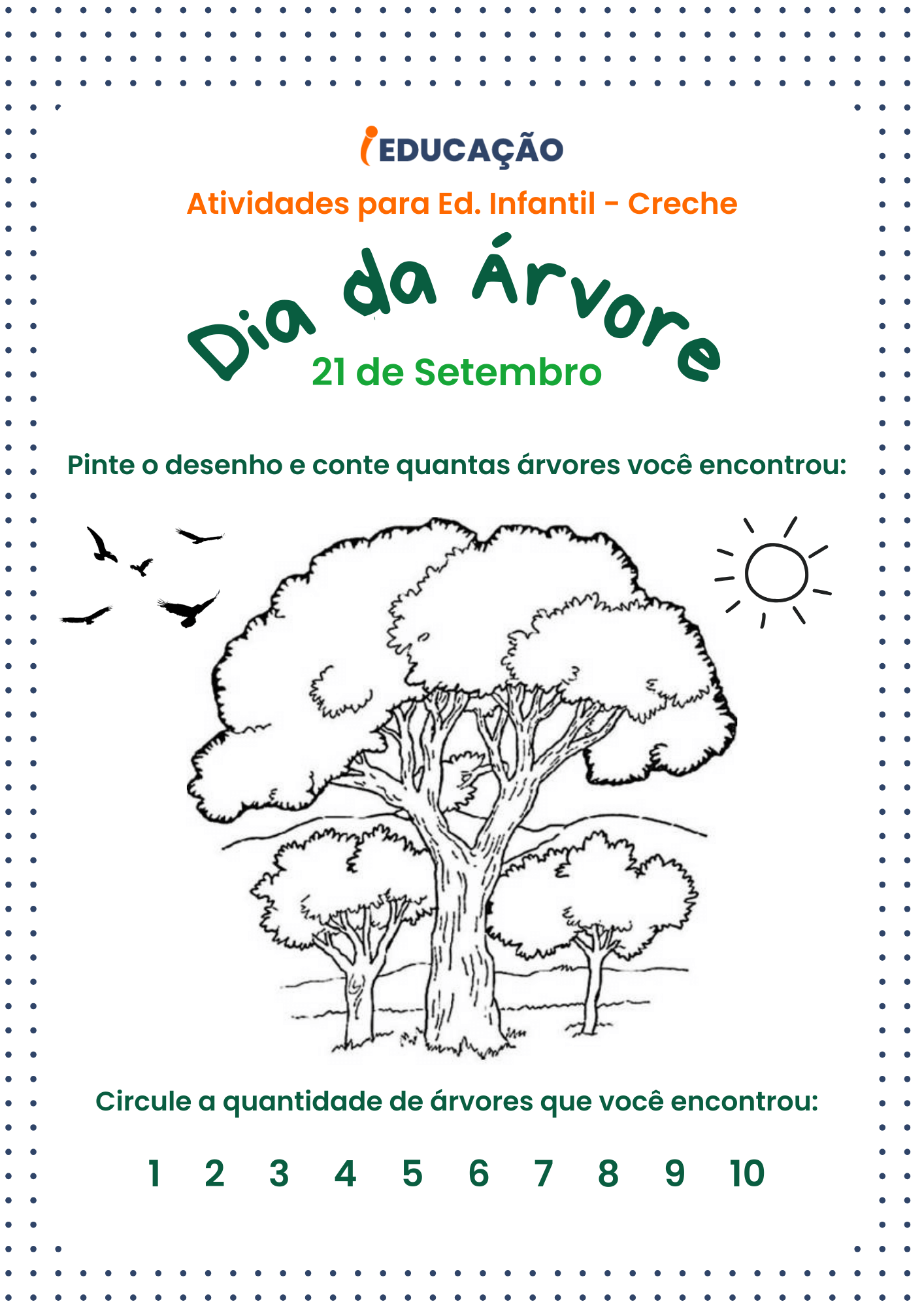 atividades de artes dia da árvore 2 ano