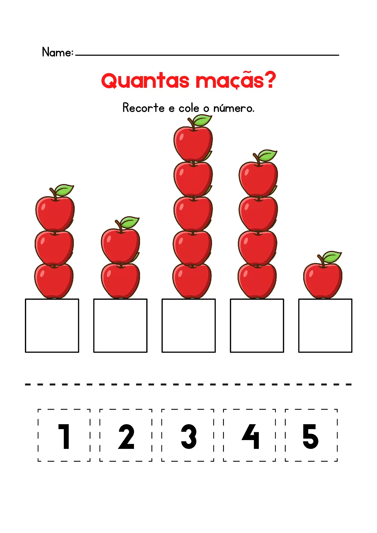 atividades de matemática com materiais reciclados 5 anos