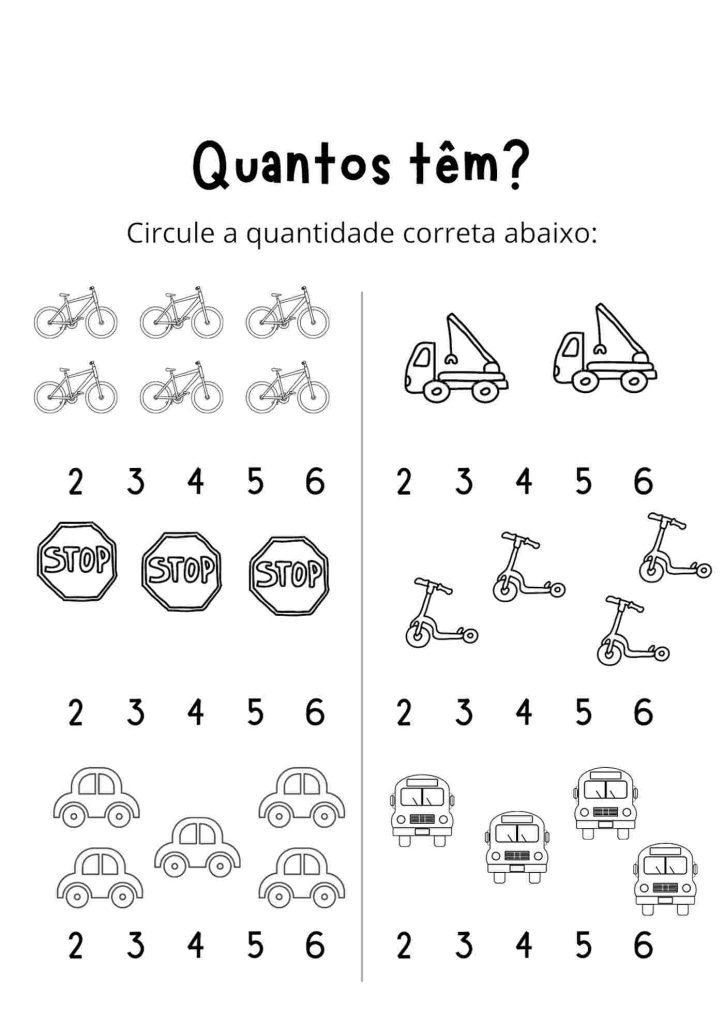 planejamento aula trânsito educação infantil