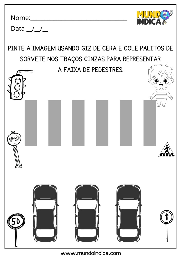 atividades lúdicas sobre semáforo educação infantil