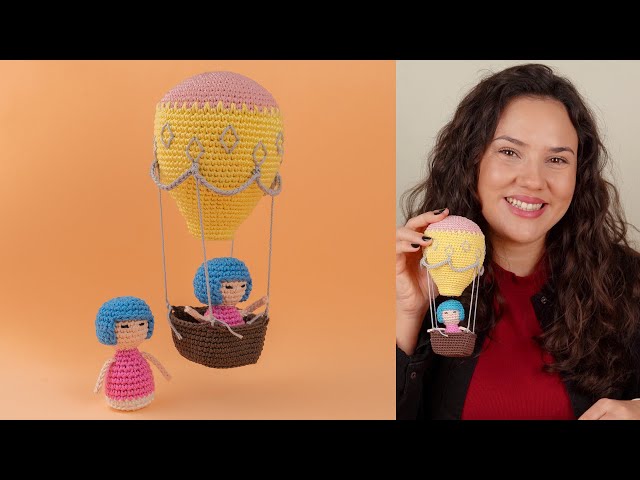 Balão de crochê