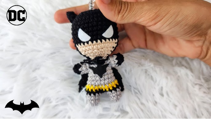 como fazer Batman de crochê