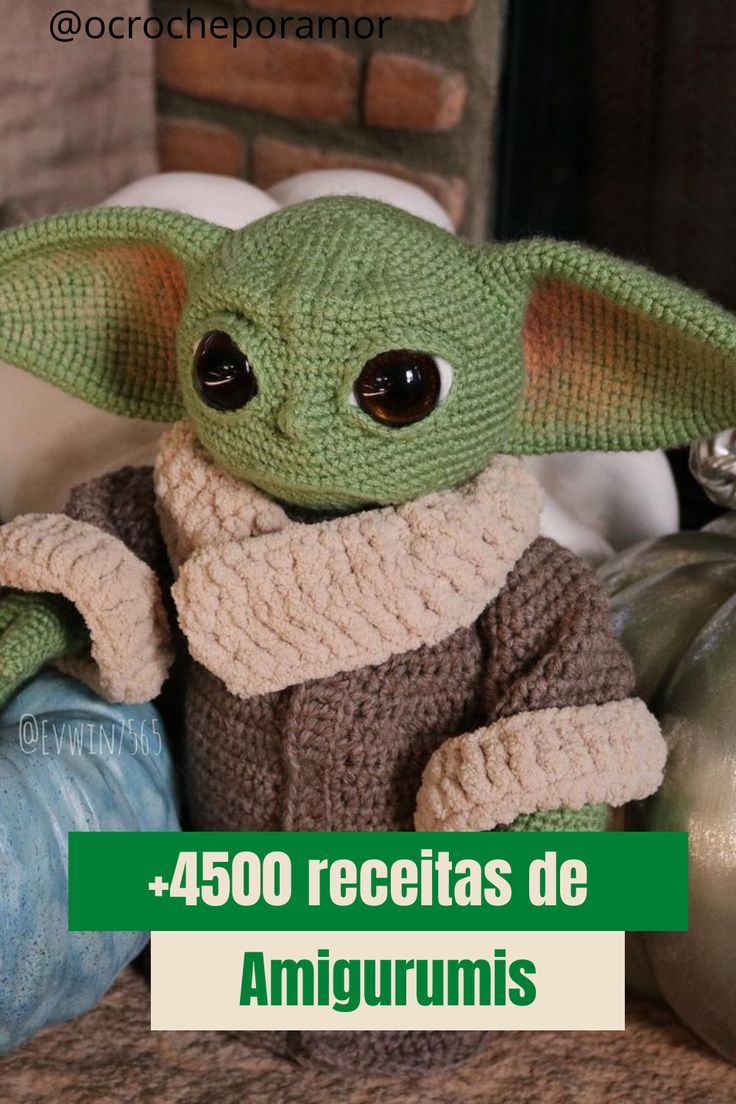 enfeite star wars crochê