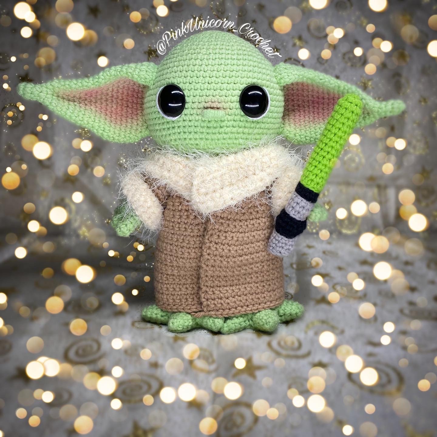 receita bebê yoda crochê