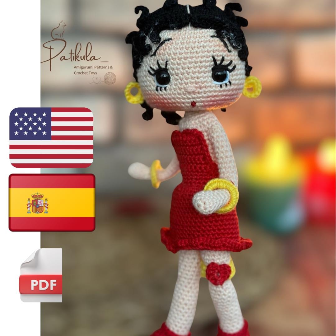 Amigurumi Betty Boop passo a passo