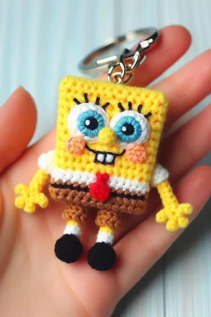 receita Bob Esponja amigurumi