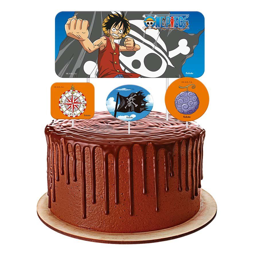 ideias bolo aniversário One Piece