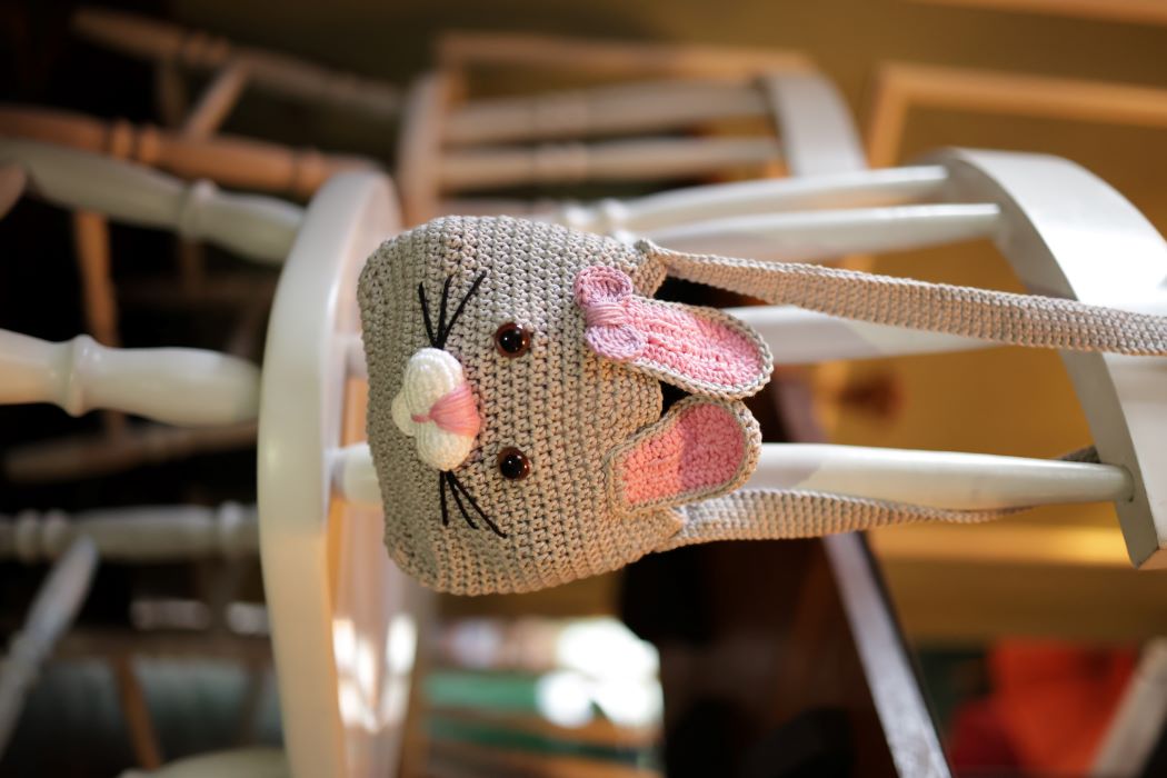 bolsa de crochê amigurumi