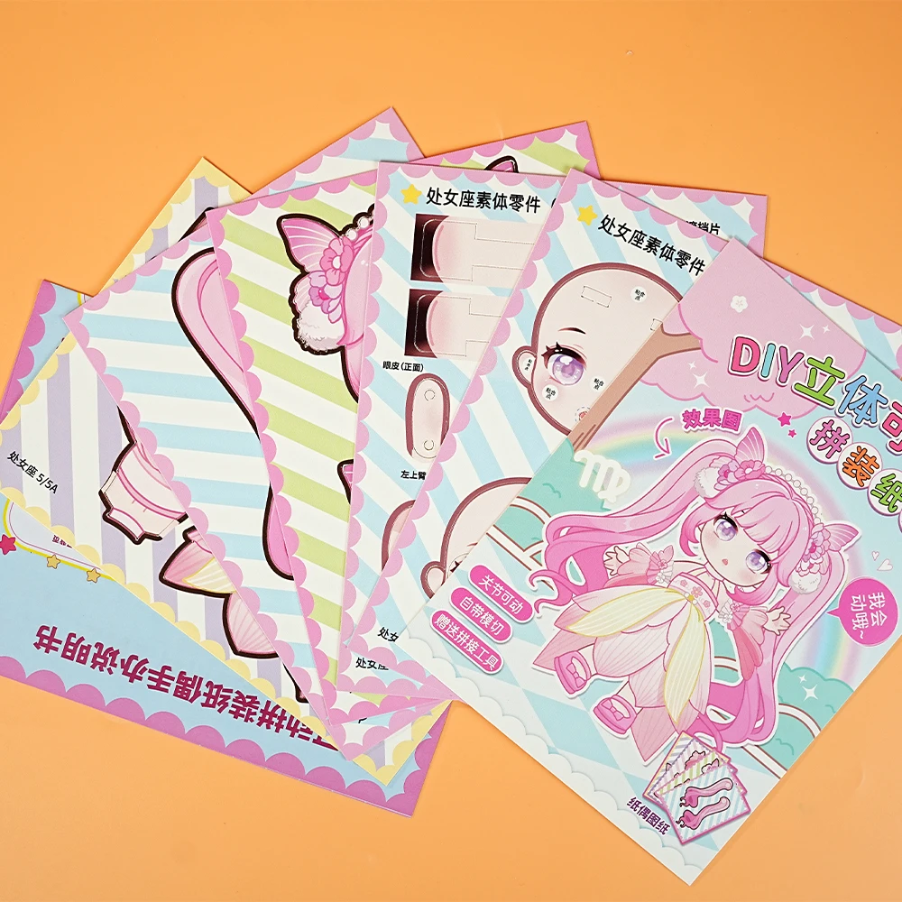 DIY boneca de papel