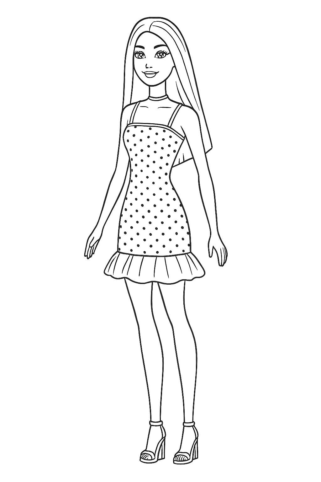 bonecas para colorir online