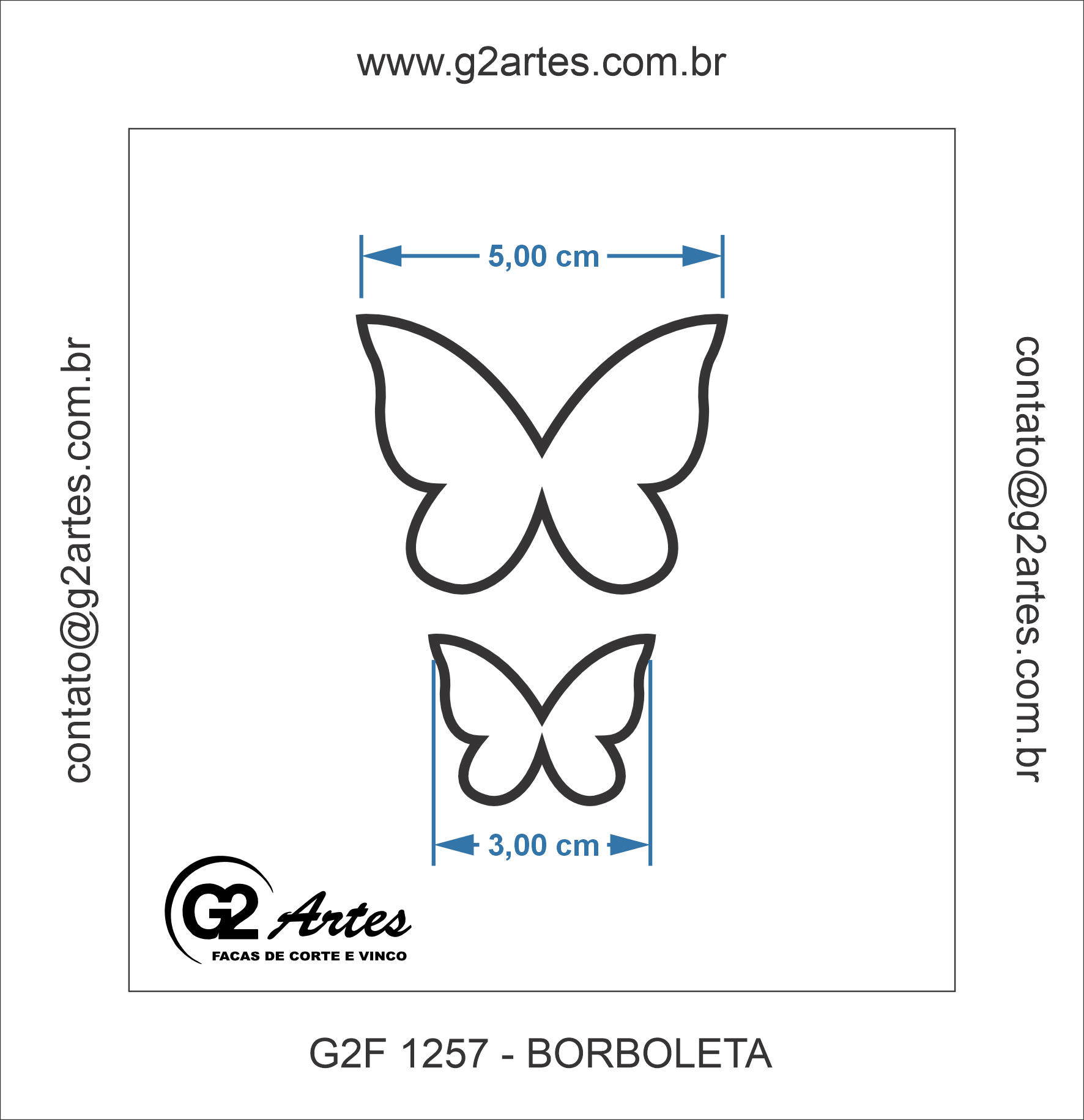 molde borboleta para feltro