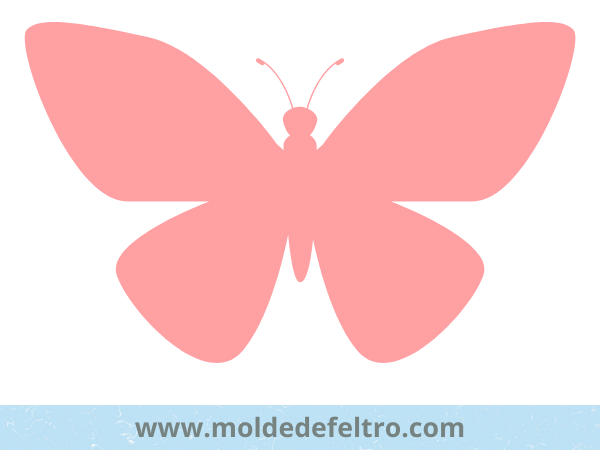 moldes de borboletas para feltro