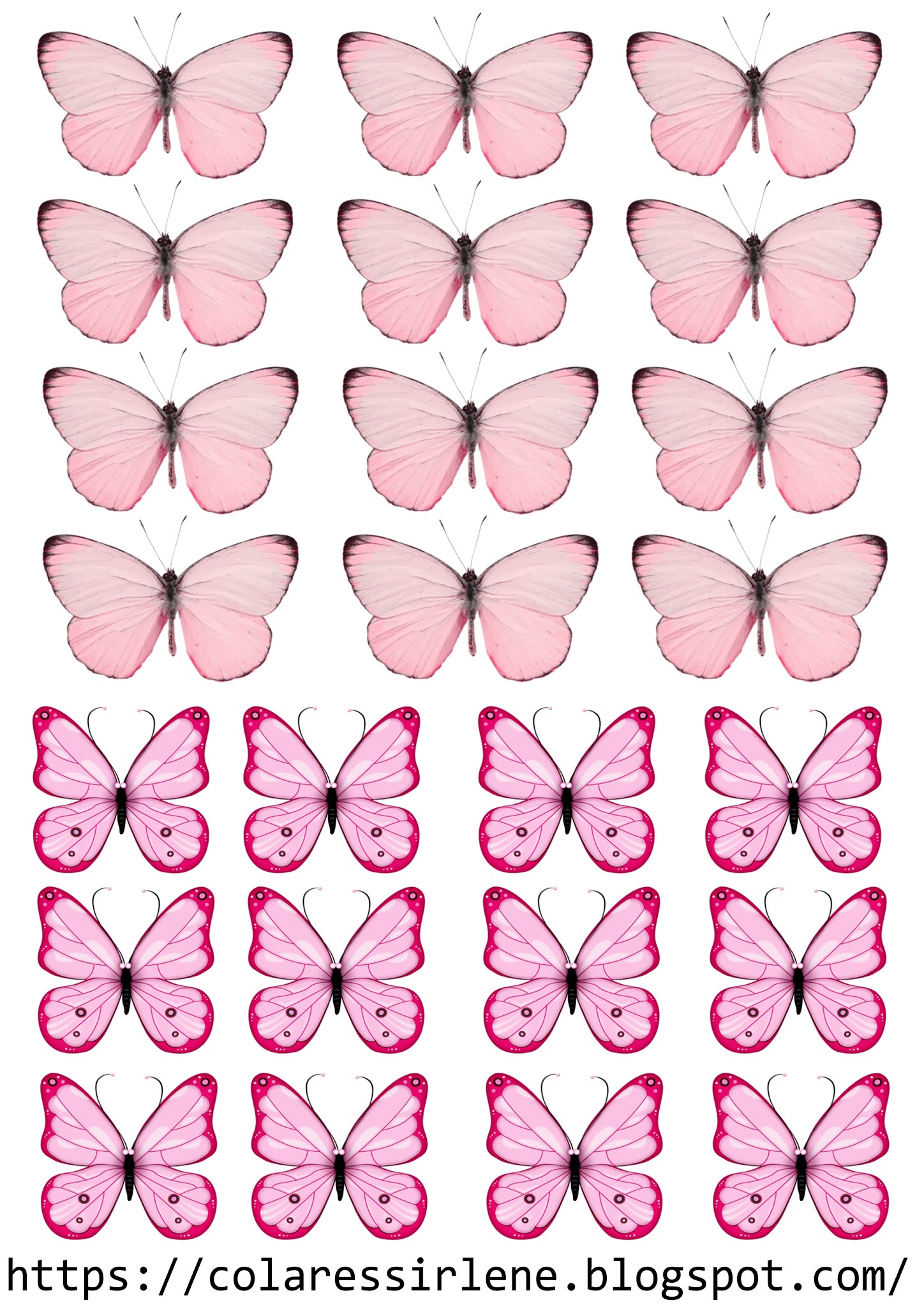 desenhos de borboletas para imprimir