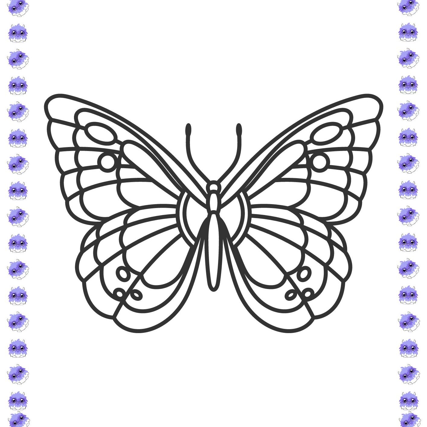 borboleta feltro