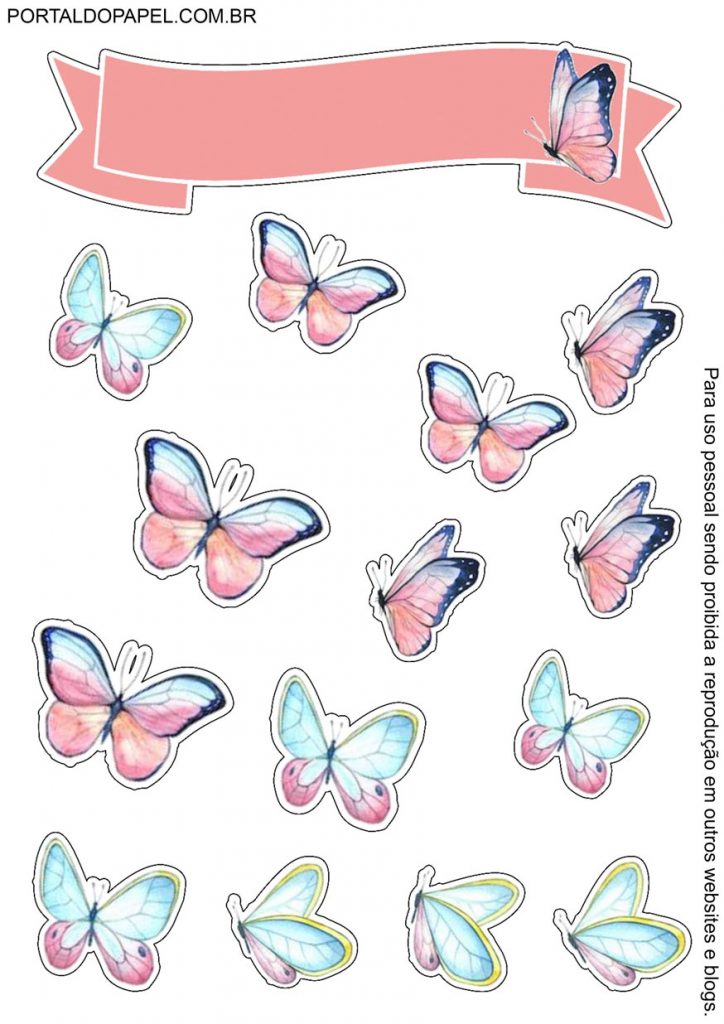 borboleta para festa
