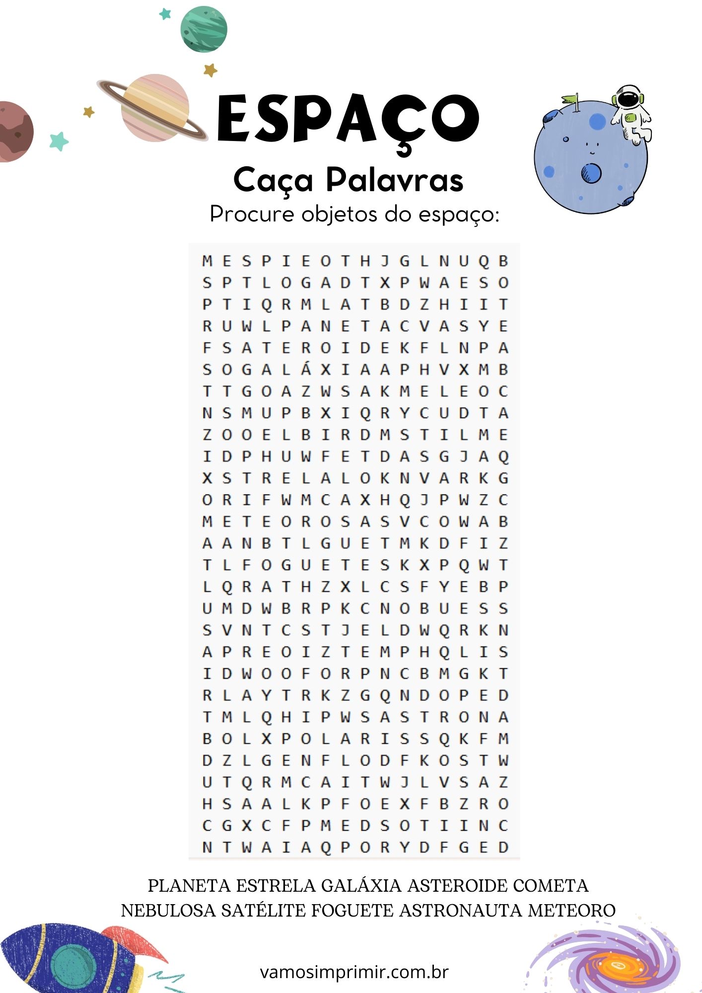como imprimir caça palavras em tamanho pôster