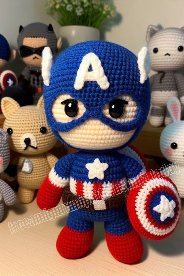 receita amigurumi marvel