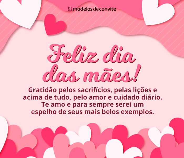 mensagens para cartão dia das mães