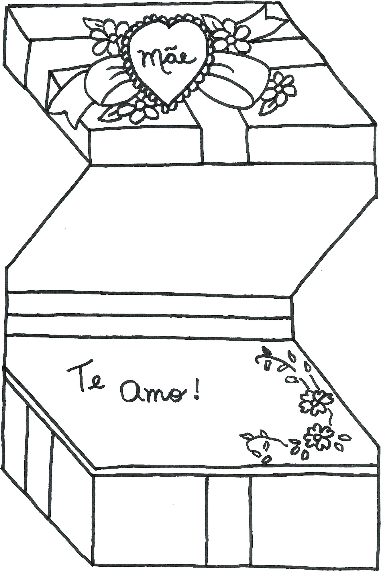 cartão dia das mães fácil para crianças