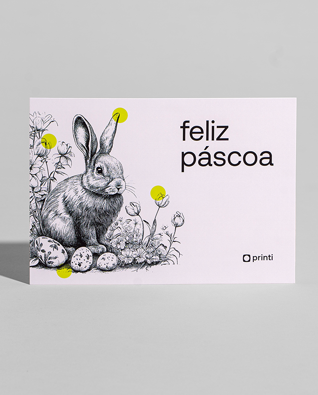 cartão de páscoa simples