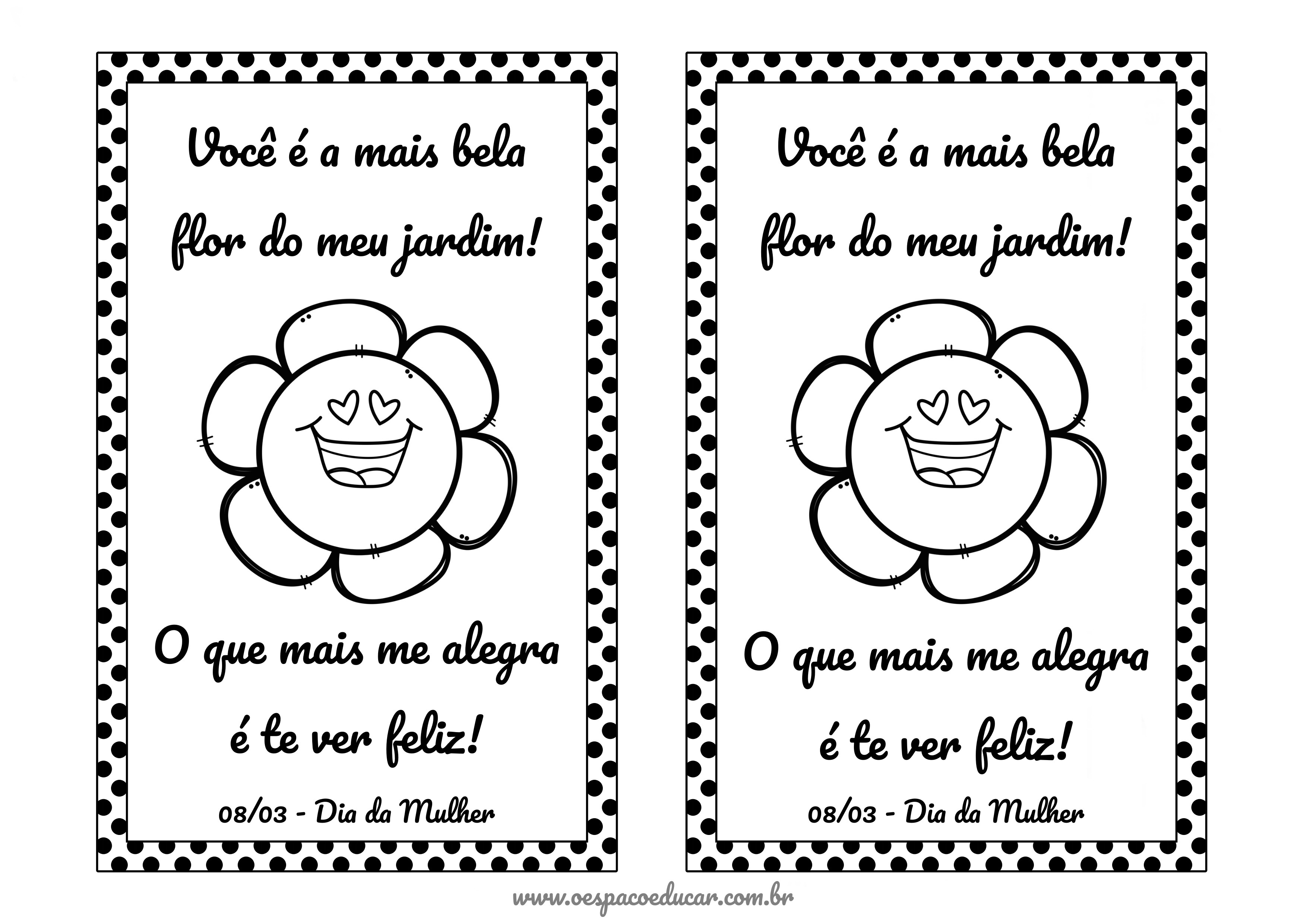 dia internacional da mulher cartões