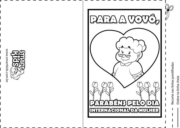 cartão para vovó para imprimir