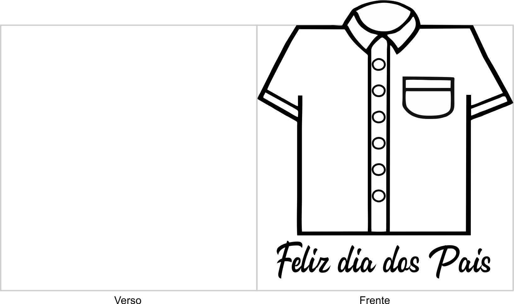 cartão dia dos pais feito à mão