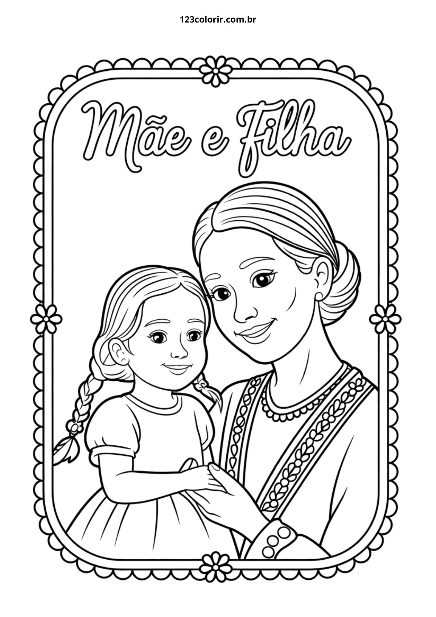 moldes de cartão dia das mães para pintar