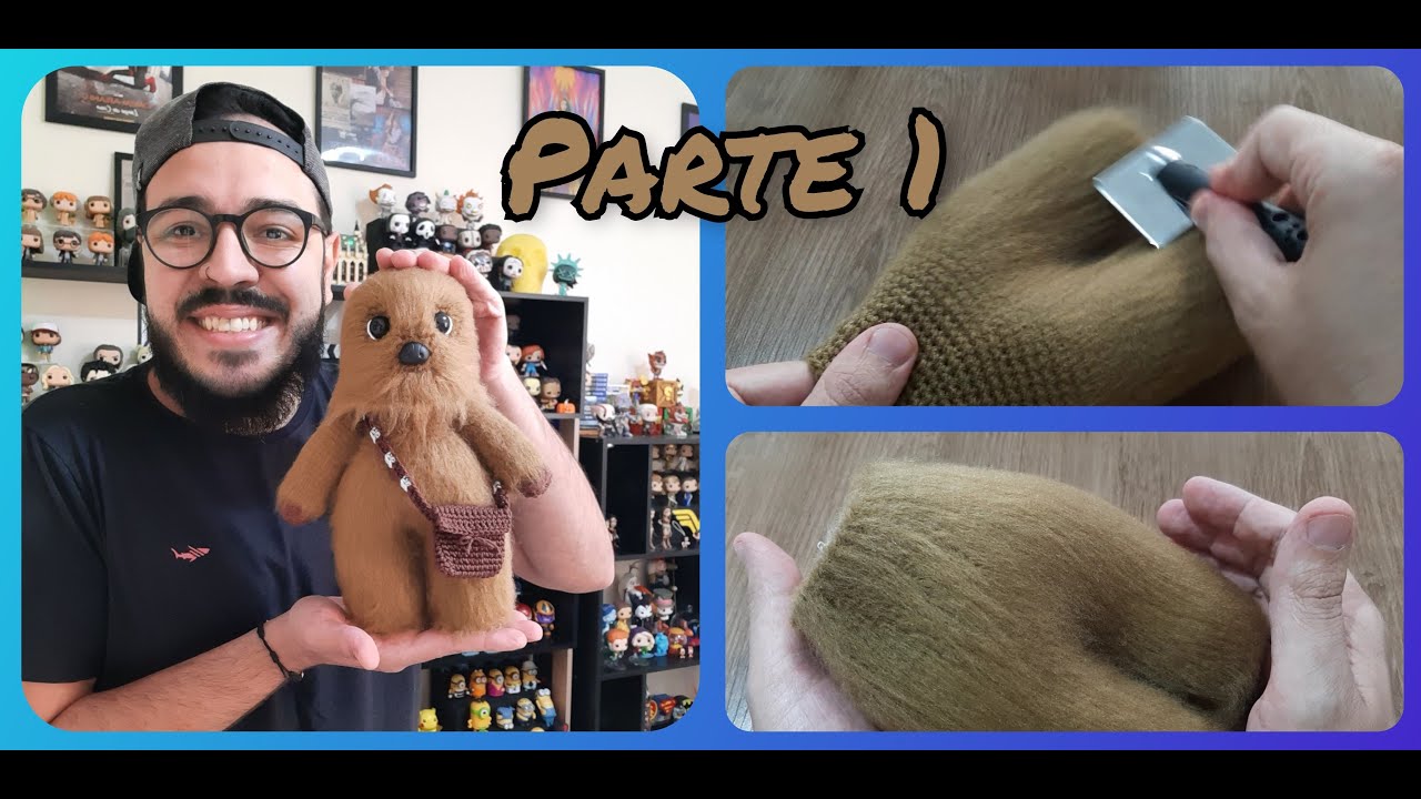 receita de crochê Chewbacca