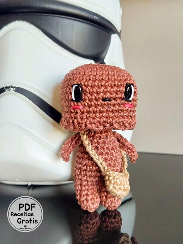 receita de crochê Chewbacca