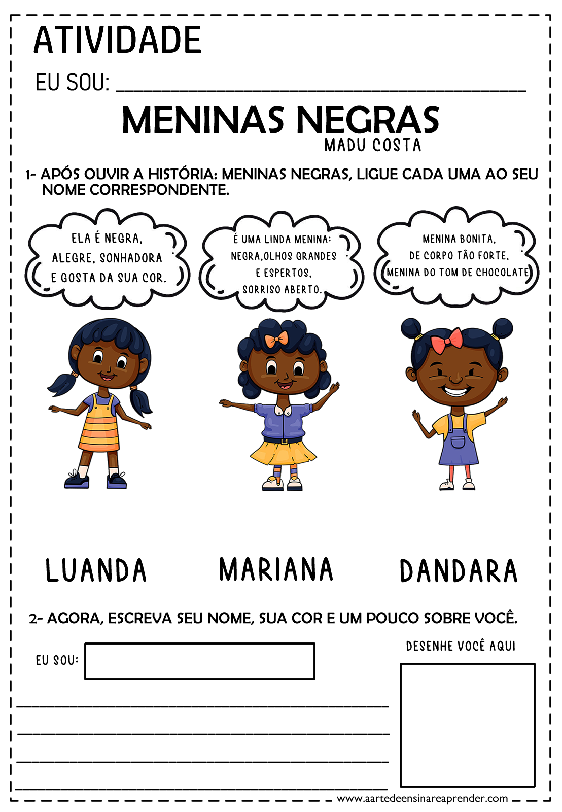 atividades dia da consciência negra educação infantil