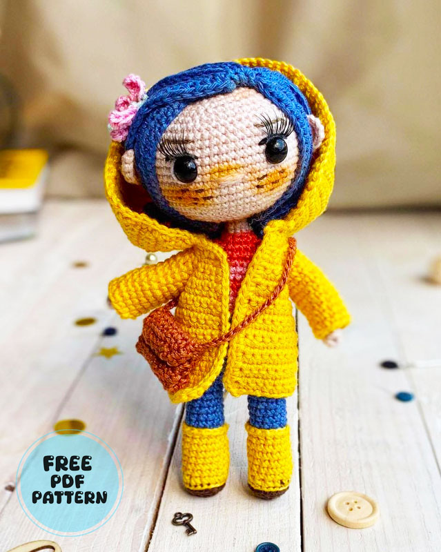 Padrão de coraline crochê