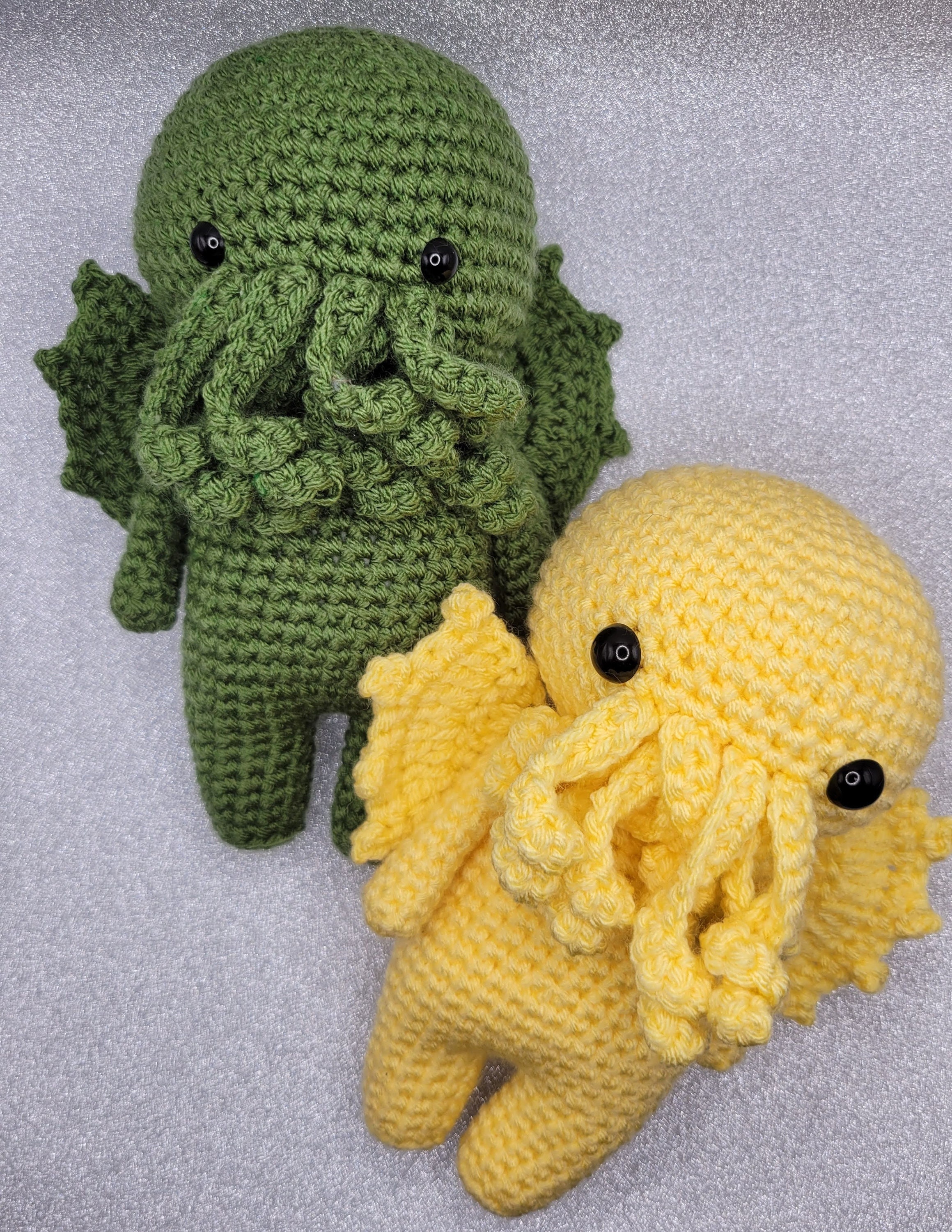 como fazer cthulhu amigurumi