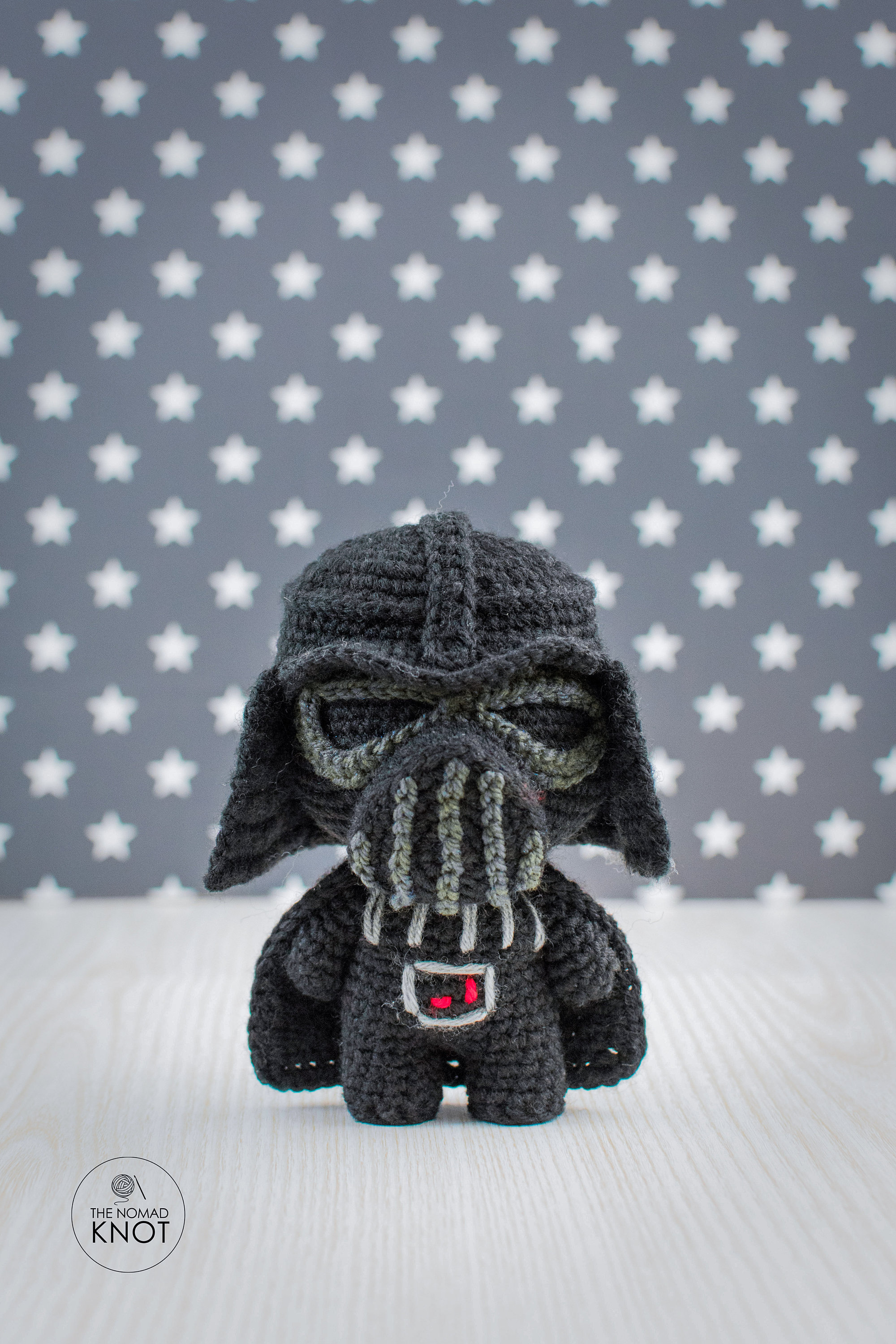 Boneco Darth Vader de lã