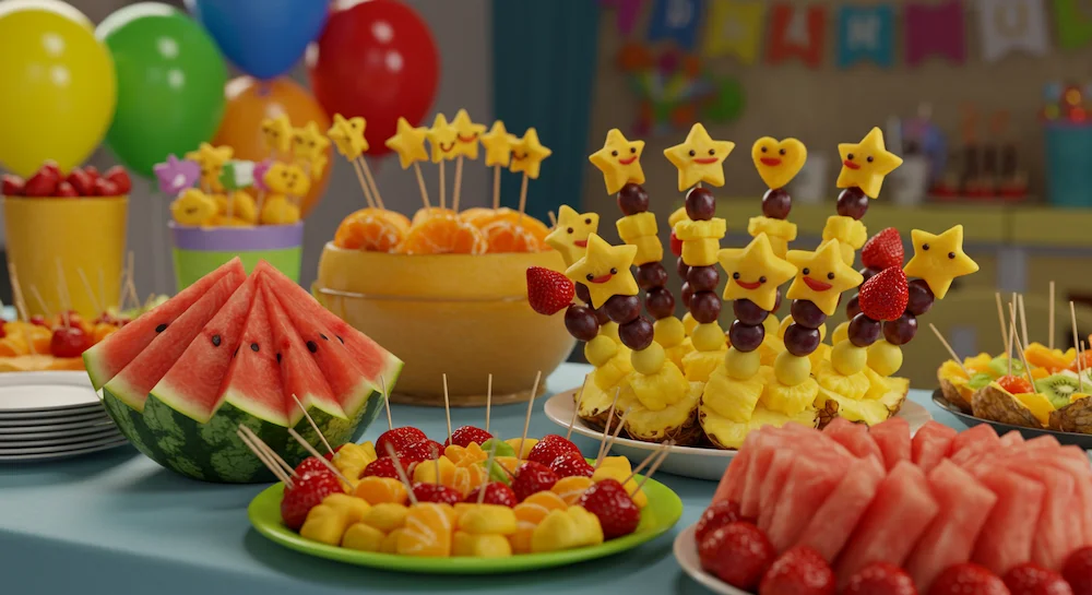 ideias criativas com frutas