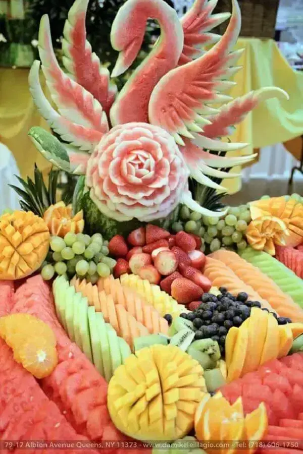 ideias criativas com frutas