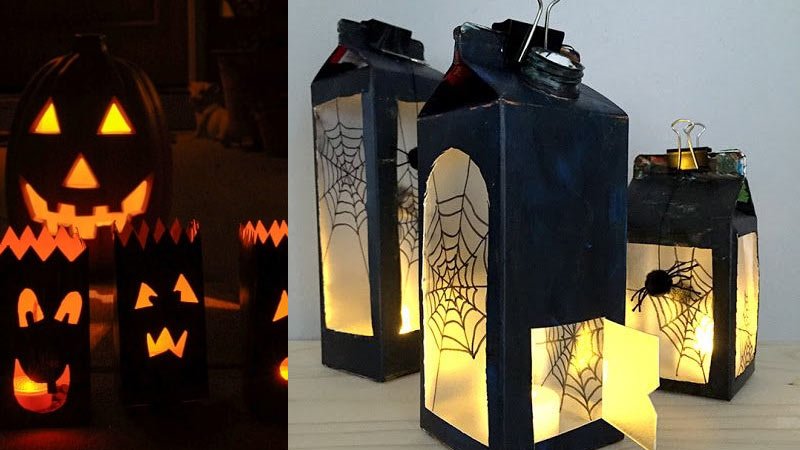 ideias de halloween sustentável