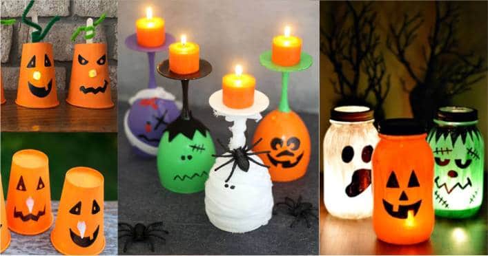 halloween festa infantil reciclagem
