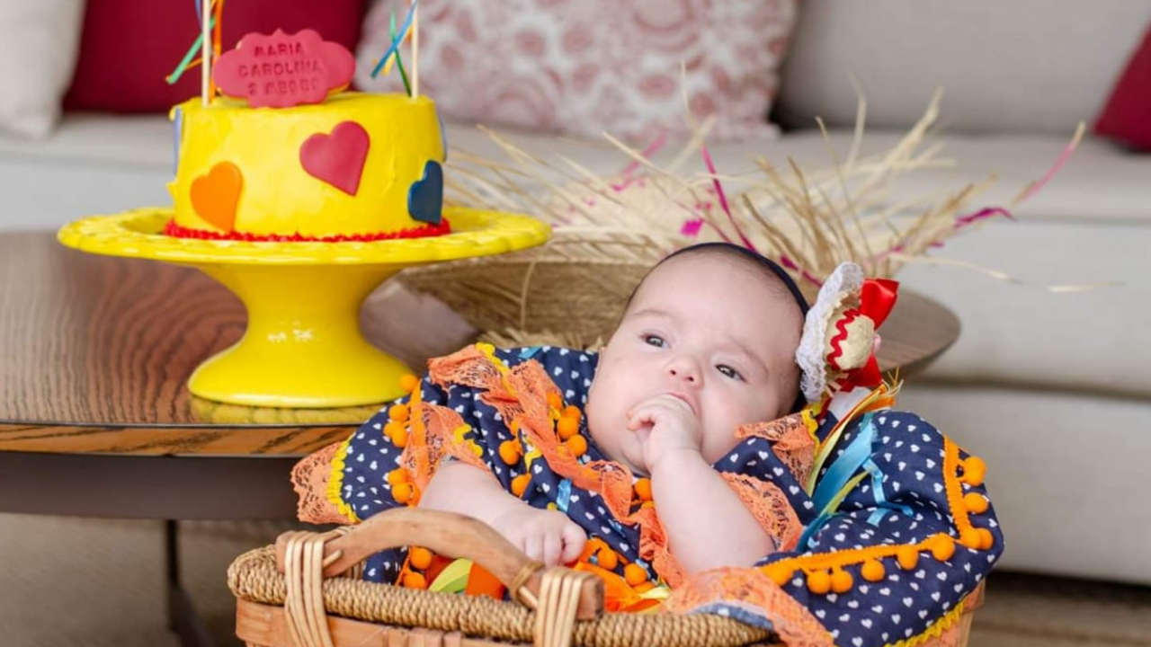 tema festa junina para bebê
