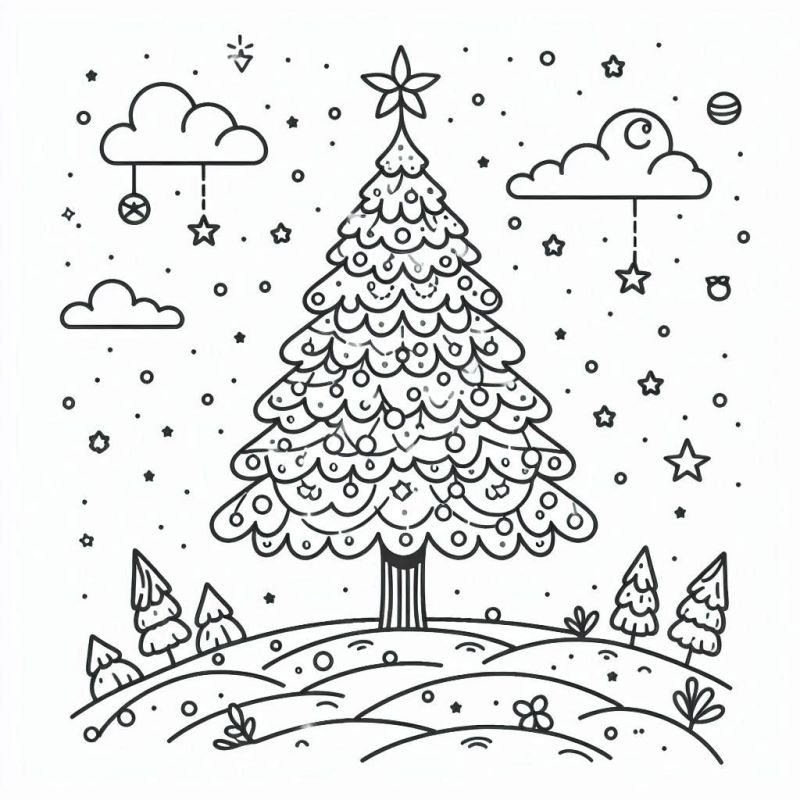 árvore de natal para educação infantil