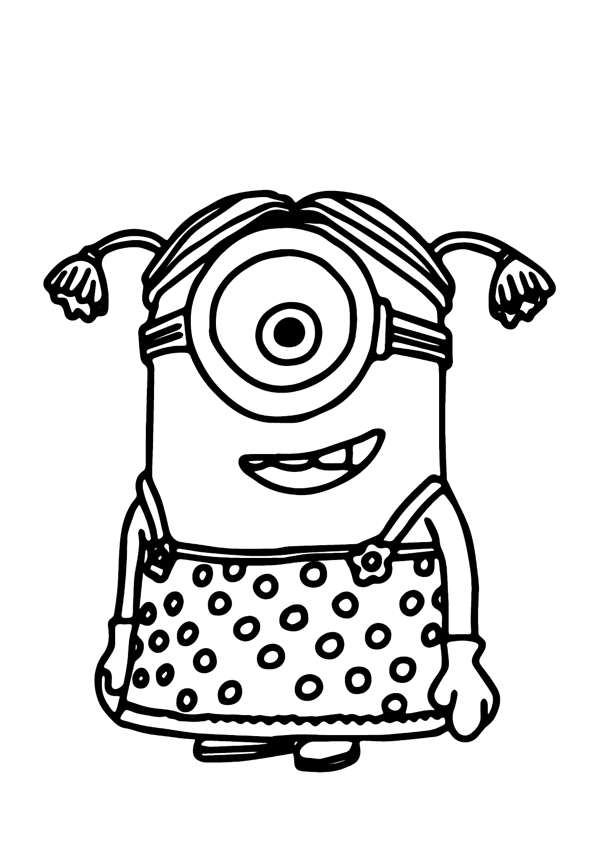desenhos dos minions para colorir